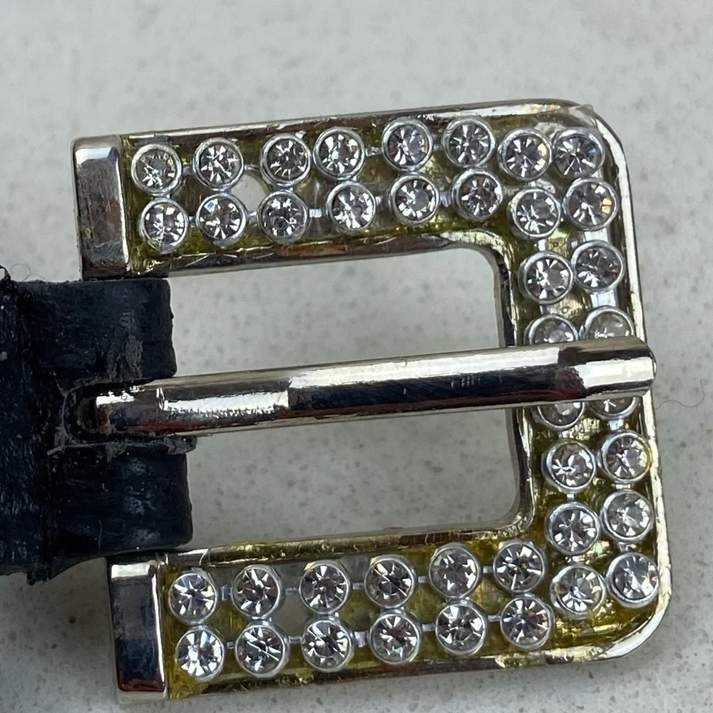 Unbranded Skinny Rhinestone Belt